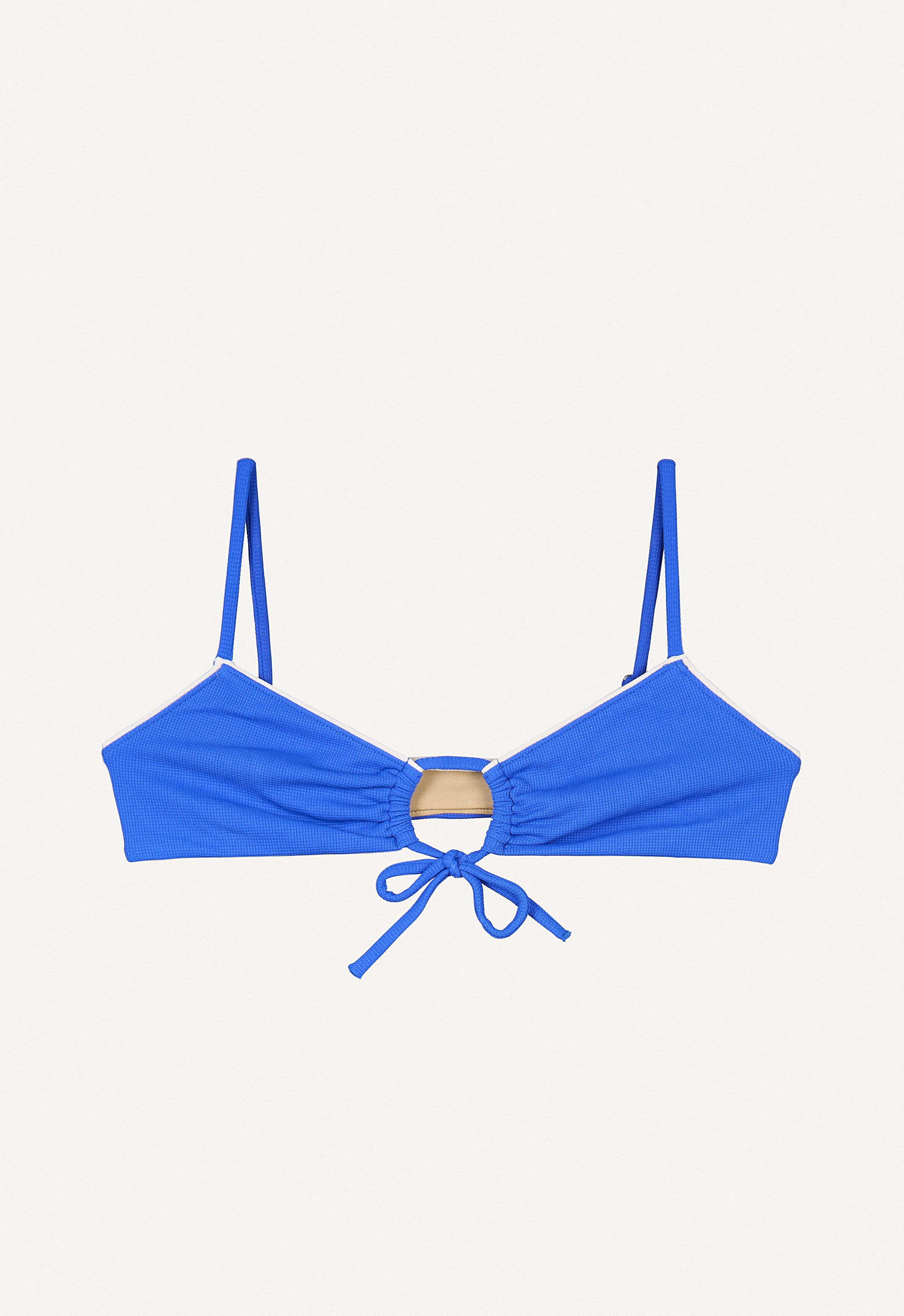 Bikini Top "Joran" in deep sea blue pique
