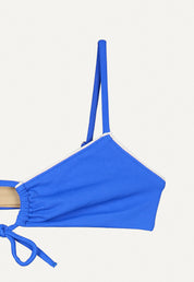 Bikini Top "Joran" in deep sea blue pique