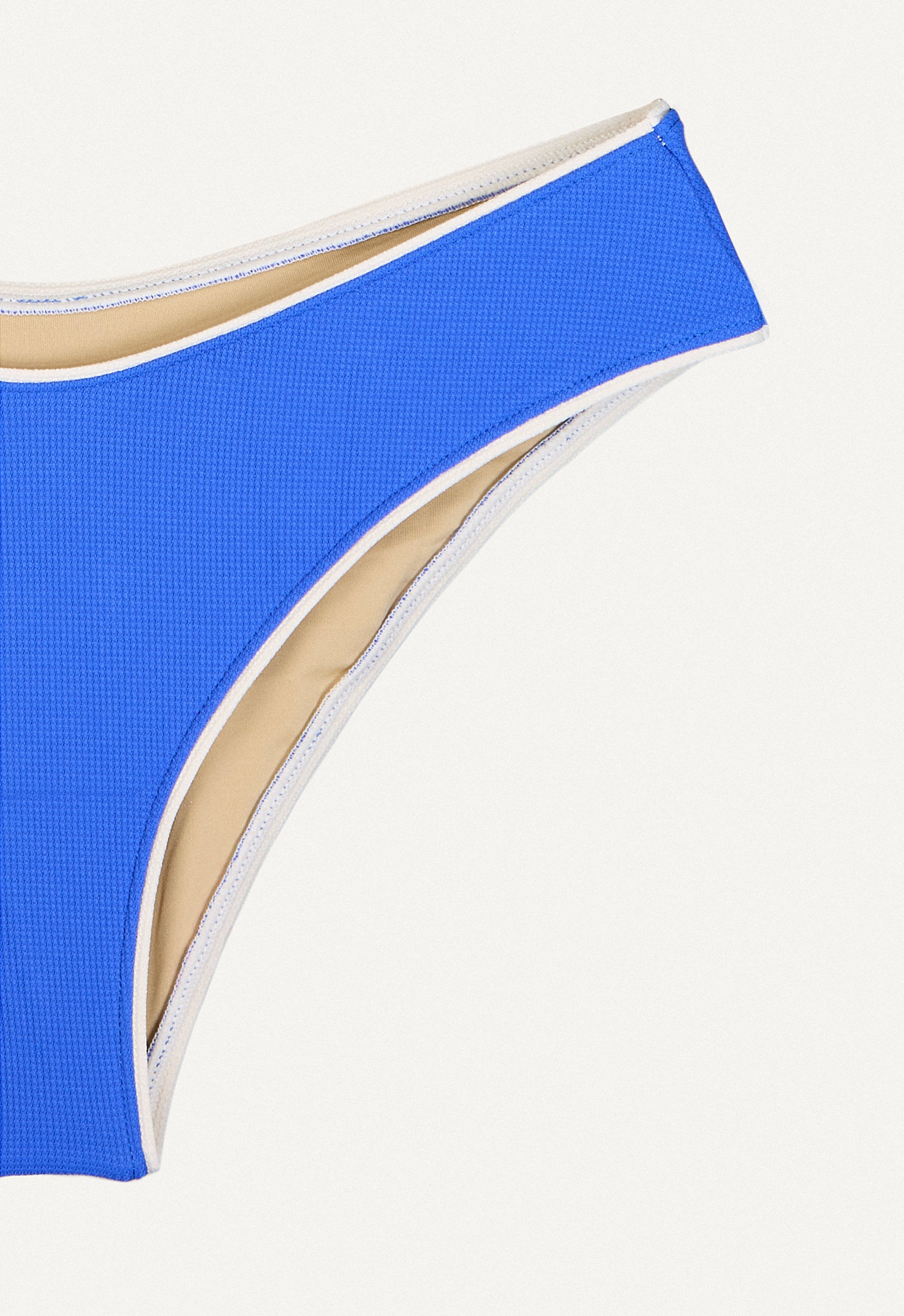 Bikini Hose „Calima“ in Tiefseeblau Piqué