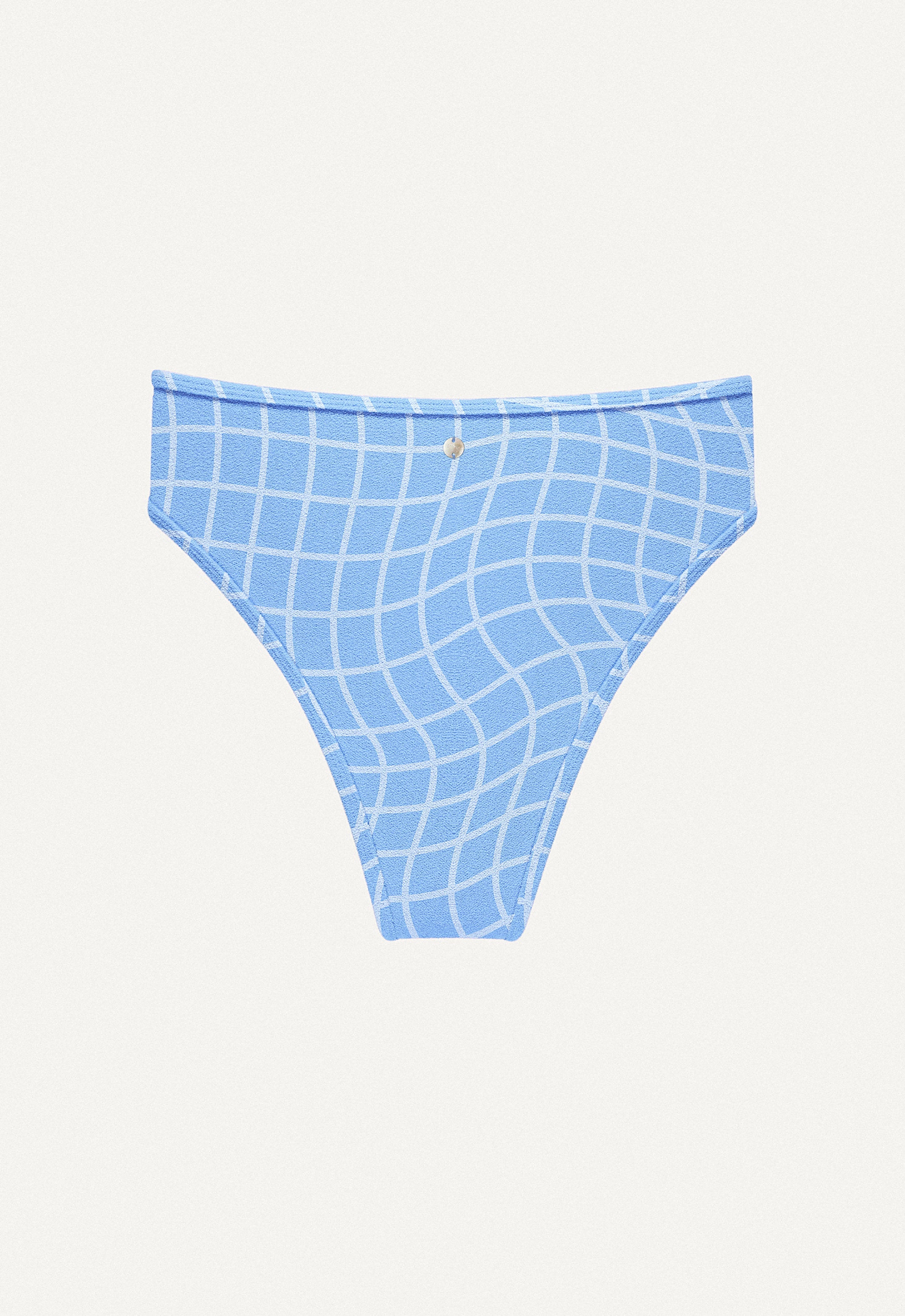Bikini Hose „Calima“ in Blue Pool Print Frottee