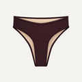 Bikini Hose „Calima“ in Dunkelbraun Frottee