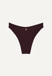 Bikini Hose „Notos“ in Dunkelbraun Frottee
