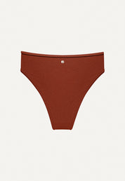 Bikini Bottom "Calima" in terracotta terry