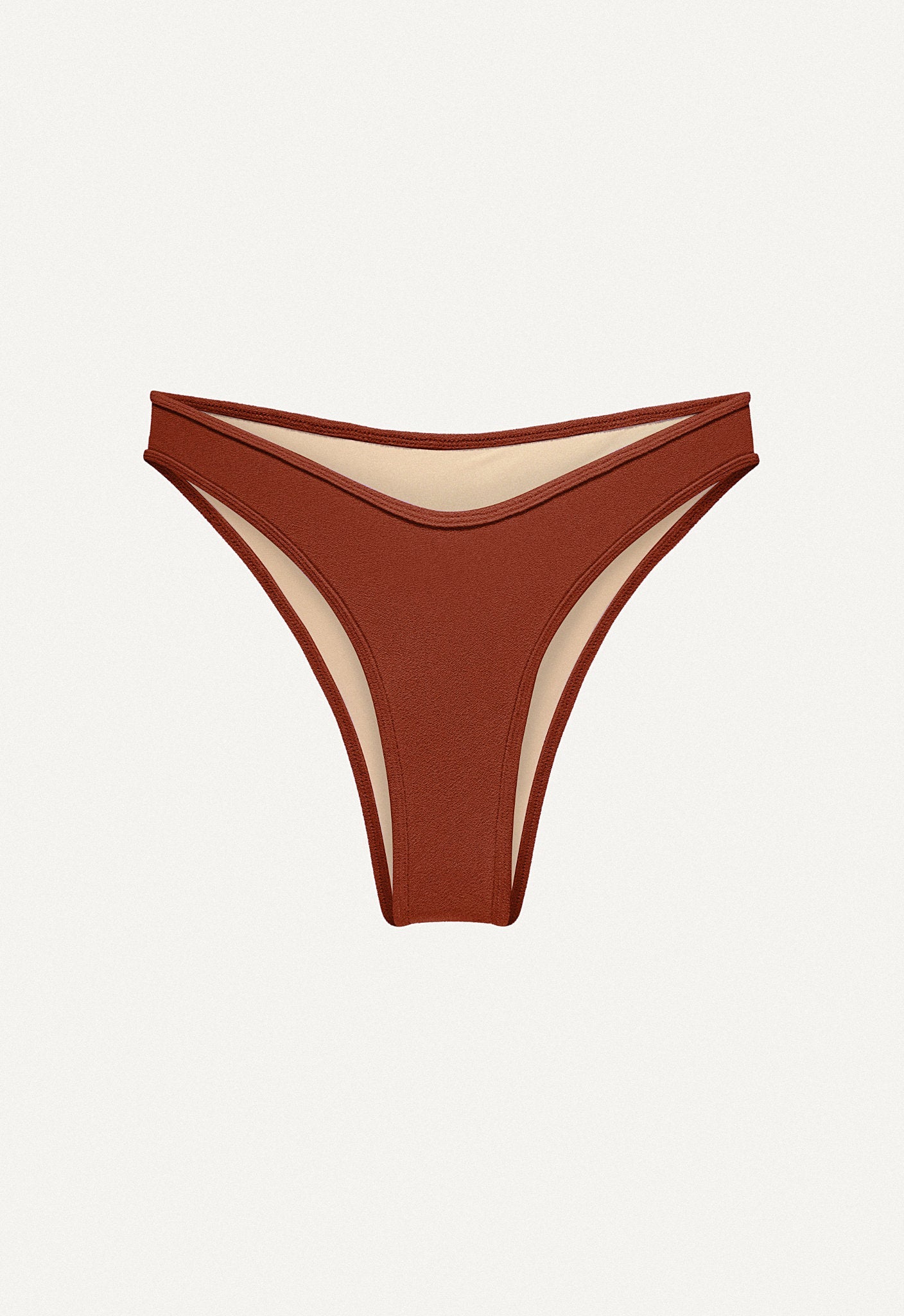 Bikini Hose „Notos“ in Terrakotta Frottee