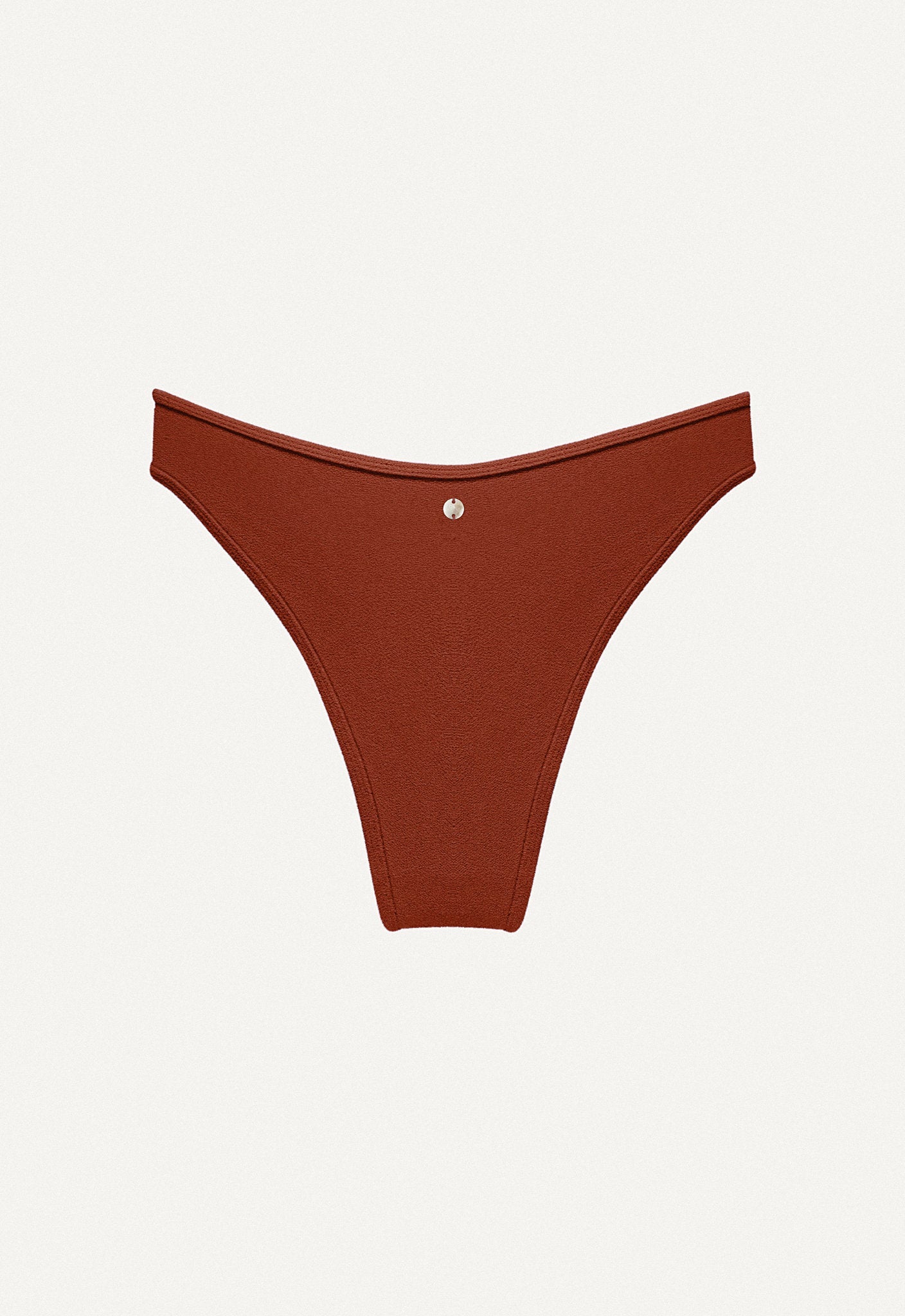 Bikini Bottom "Notos" in terracotta terry