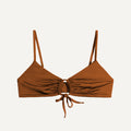 Bikini Oberteil „Joran“ in Kupfer Shiny