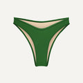 Bikini Hose „Notos“ in Dunkelgrün Frottee
