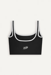 Dance Oberteil „RocTop“ in Schwarz Frottee