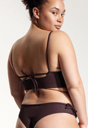 Surf Bikini Oberteil „Buri“ in Auberginenviolett