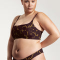 Surf Bikini Oberteil „Buri“ in Hibiskus Print