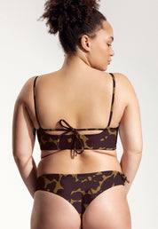 Surf Bikini Oberteil „Buri“ in Hibiskus Print