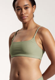 Surf Bikini Oberteil „Buri“ in Salbeigrün