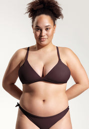 Surf Bikini Oberteil „Esox“ in Auberginenviolett