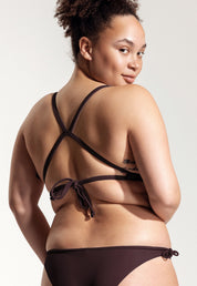 Surf Bikini Oberteil „Esox“ in Auberginenviolett