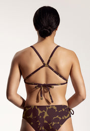 Surf Bikini Oberteil „Esox“ in Hibiskus Print