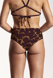 Surf Bikini Hose „Fugu“ in Hibiskus Print