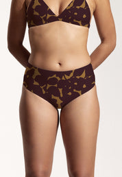 Surf Bikini Hose „Fugu“ in Hibiskus Print