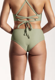 Surf Bikini Hose „Fugu“ in Salbeigrün