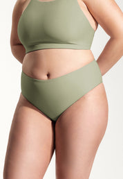Surf Bikini Hose „Fugu“ in Salbeigrün
