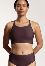 Surf Bikini Oberteil „Goby“ in Auberginenviolett