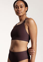 Surf Bikini Oberteil „Goby“ in Auberginenviolett