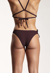 Surf Bikini Hose „Mako“ in Auberginenviolett