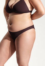 Surf Bikini Hose „Mako“ in Auberginenviolett