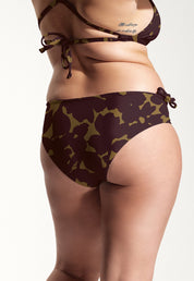 Surf Bikini Hose „Opah“ in Hibiskus Print