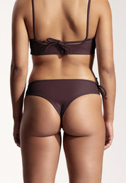 Surf Bikini Hose „Tope“ in Auberginenviolett