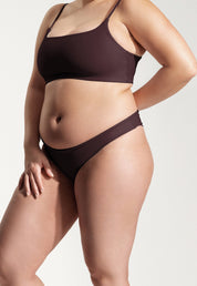 Surf Bikini Hose „Tope“ in Auberginenviolett