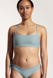 Surf Bikini Oberteil „Buri“ in Eisblau