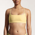 Surf Bikini Oberteil „Buri“ in Blassgelb