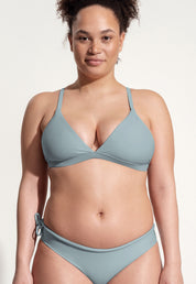 Surf Bikini Oberteil „Esox“ in Eisblau