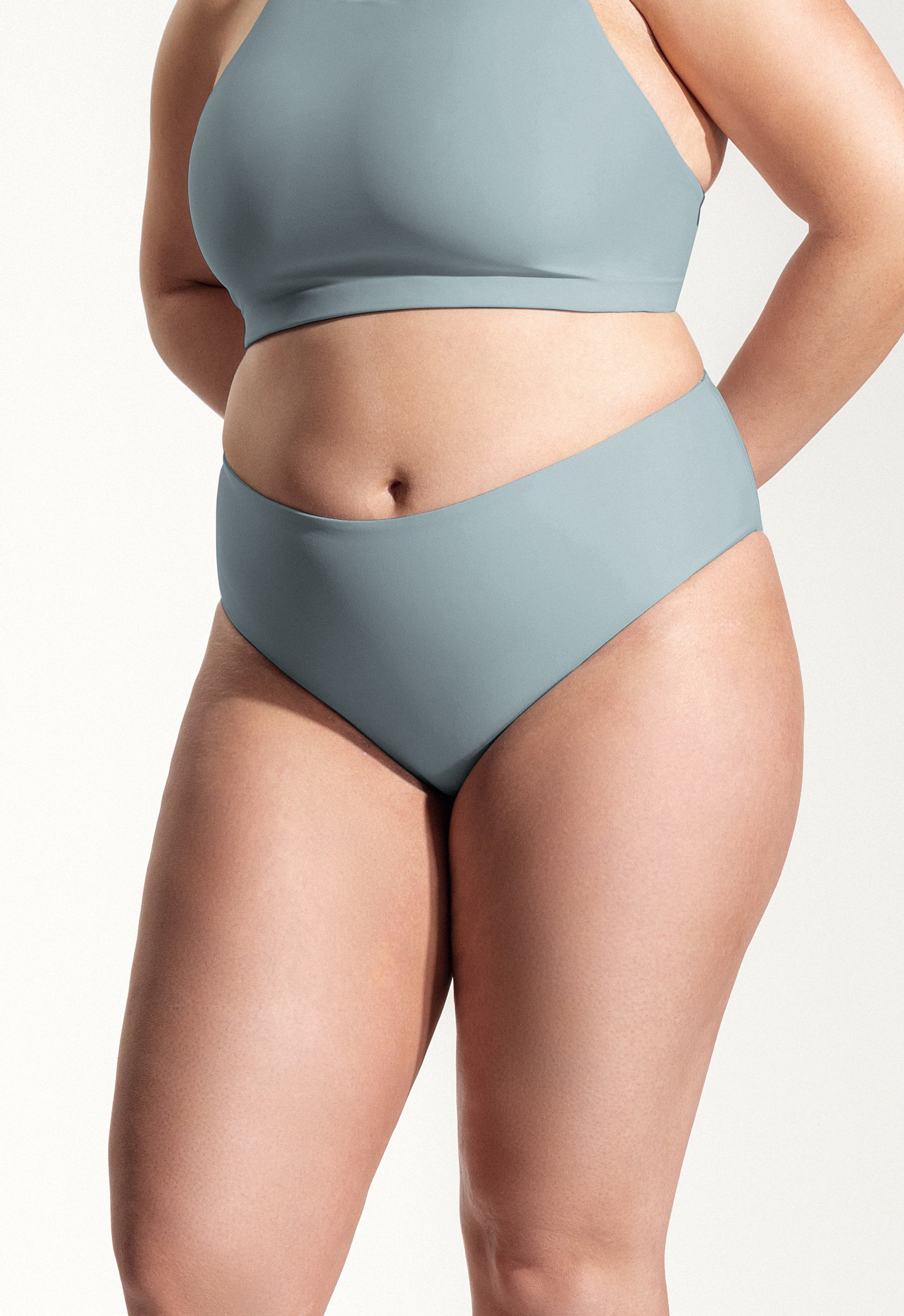 Surf Bikini Hose „Fugu“ in Eisblau