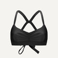 Surf Bikini Oberteil „Hoki“ in Schwarz