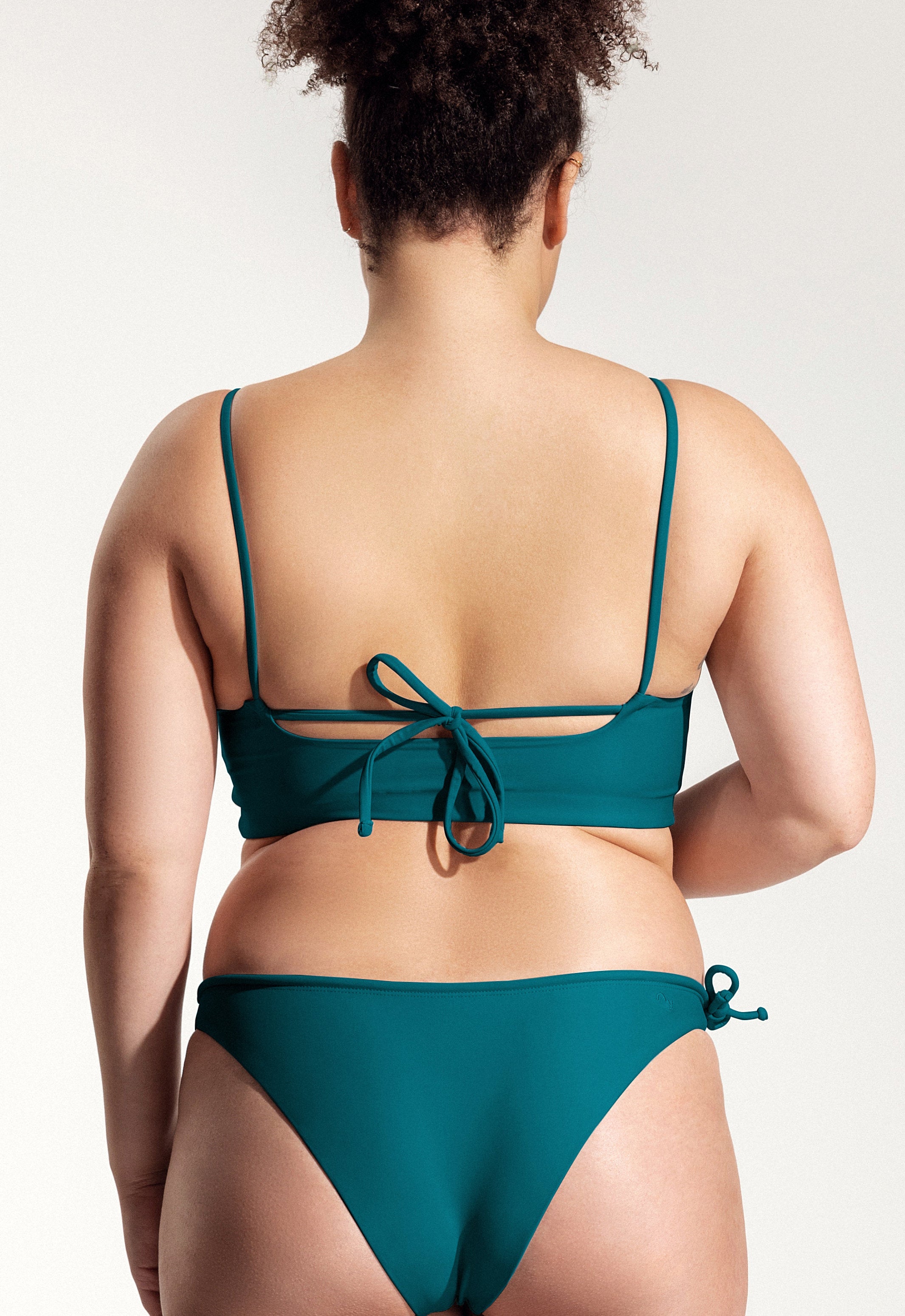 Surf Bikini Oberteil „Buri“ in Petrolblau