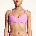 Surf Bikini Oberteil „Dace“ in Baby Pink