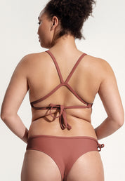 Surf Bikini Oberteil „Esox“ in Lehmrot