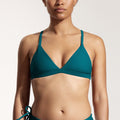 Surf Bikini Oberteil „Esox“ in Petrolblau