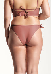 Surf Bikini Bottom "Mako" in clay red