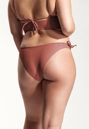 Surf Bikini Bottom "Mako" in clay red
