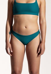 Surf Bikini Bottom "Mako" in petrol blue