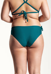 Surf Bikini Bottom "Opah" in petrol blue