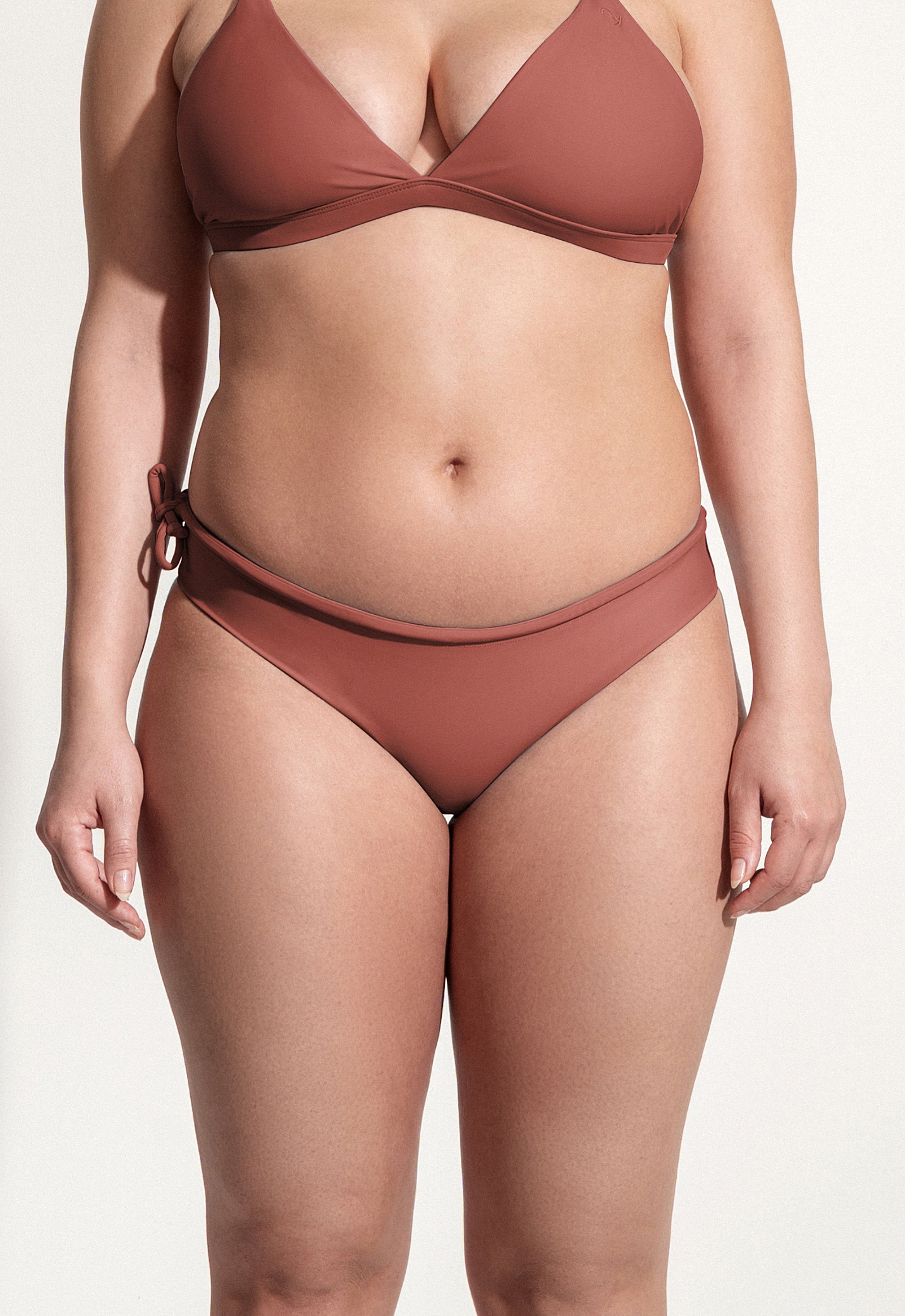 Surf Bikini Hose „Tope“ in Lehmrot