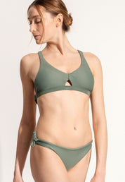 Surf Bikini Oberteil „Coho“ in Blassgrün 1