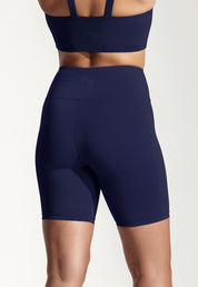 Kurze Yoga Leggings „Galena+“ in Dunkelblau 1