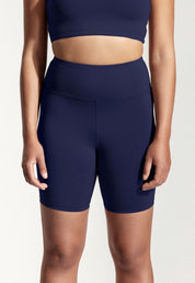 Kurze Yoga Leggings „Galena+“ in Dunkelblau 2