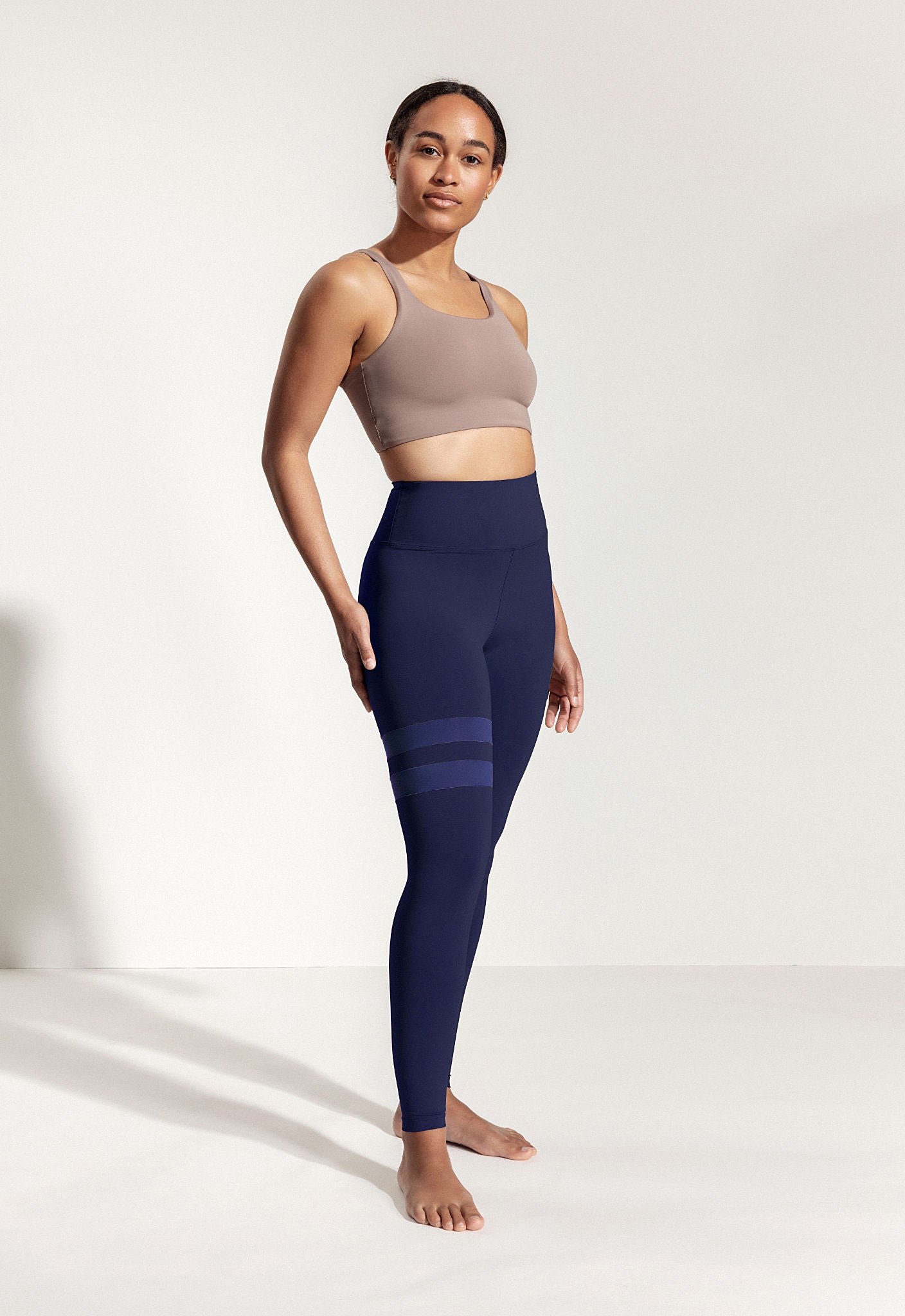 Yoga Oberteil „Mica“ in Beige Braun 3