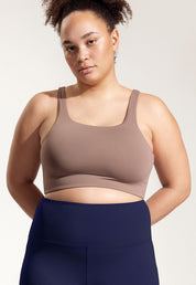 Yoga Oberteil „Mica“ in Beige Braun 4