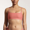 Surf Bikini Oberteil „Buri“ in Altrosa